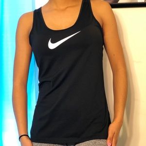 Black Nike Dri-Fit Muscle Tee